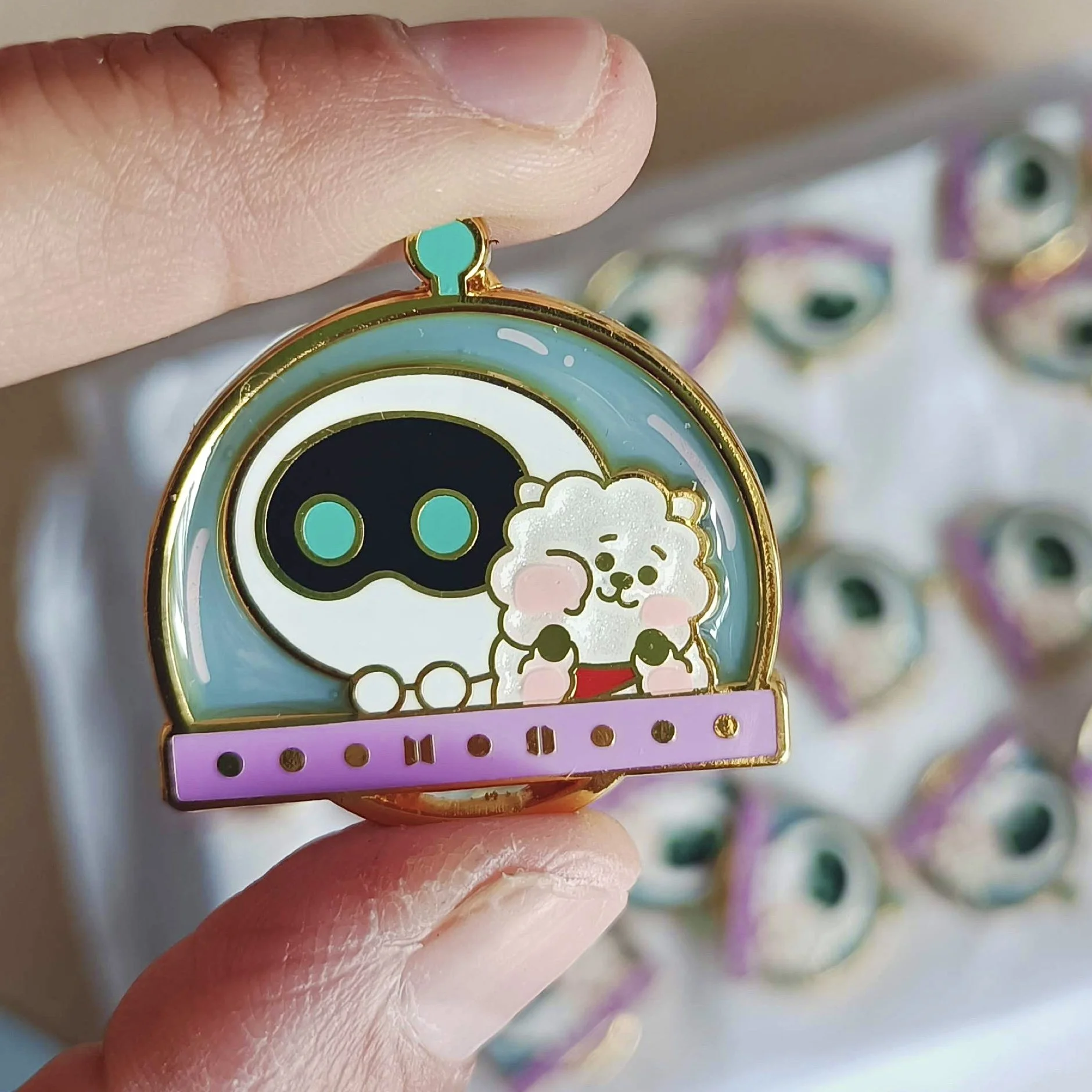 BTS JIN The Astronaut Wootteo ウットくん ドールクッション [良品